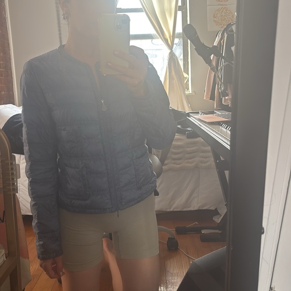 Women's Blue Quilted Jacket - Picture 5 of 5